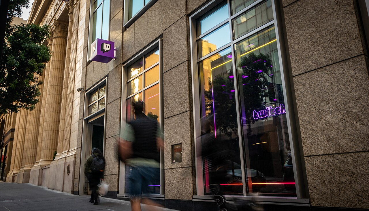 Het hoofdkantoor van Twitch, het aan Amazon toebehorende streamingplatform, in het financiële district van San Francisco