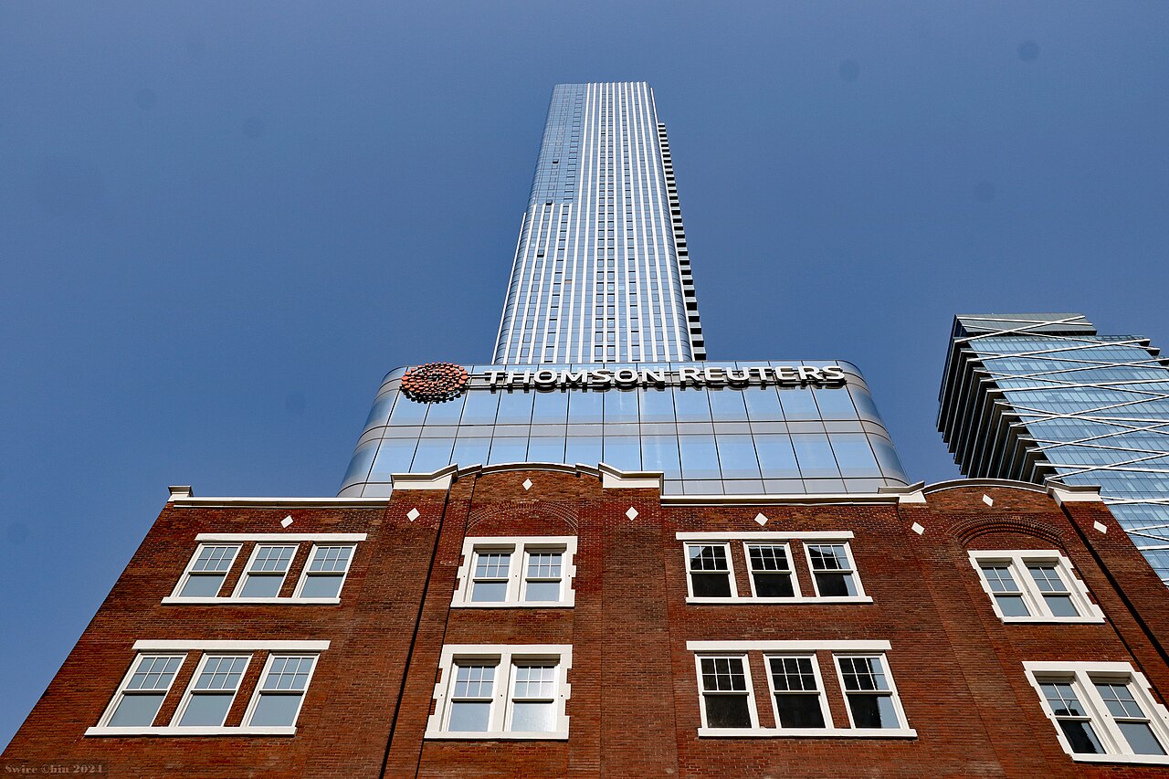 The Thomson Reuters head office tower in downtown Toronto