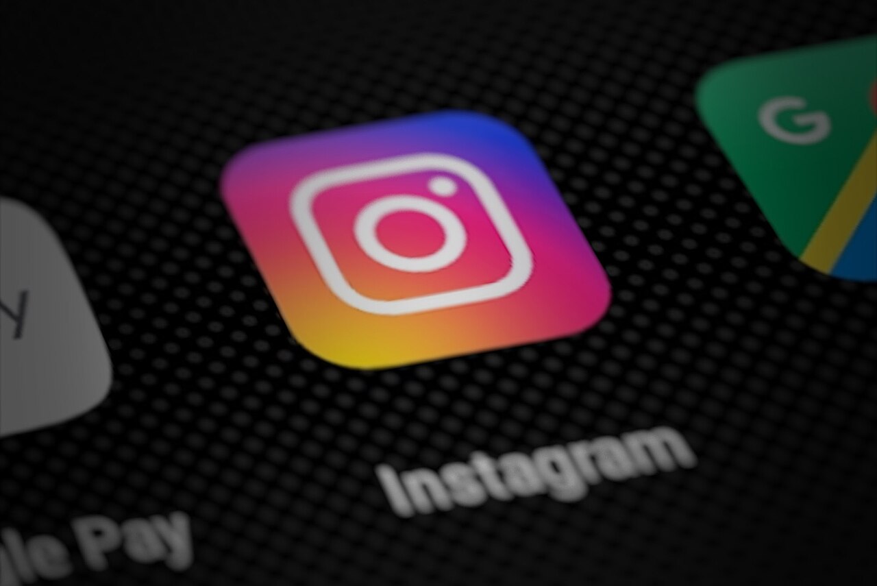 Instagram app icon on a smartphone screen